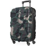 Hauptstadtkoffer X Kölln Handgepäck Hartschalen Koffer Trolley Rollkoffer Reisekoffer, TSA, 55 cm, 50 Liter camouflage
