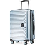 Hauptstadtkoffer Mitte Handgepäck Boardgepäck Kabinentrolley 55 x 40 x20 cm, TSA, XXL Erweiterung, 55 cm, 50 liter pool blau