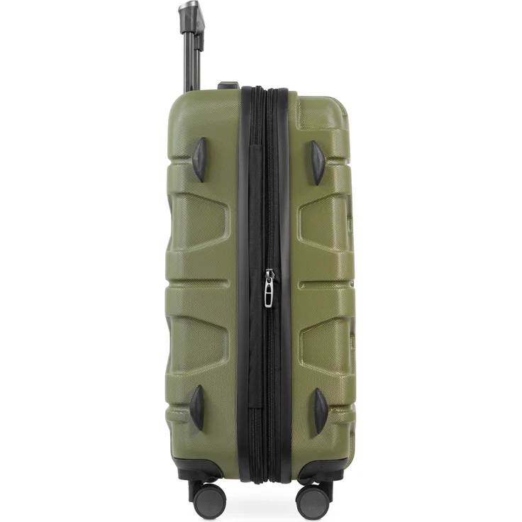 Hauptstadtkoffer X Kölln Handgepäck Hartschalen Koffer Trolley Rollkoffer Reisekoffer, TSA, 55 cm, 50 Liter Olivgrün – Bild 10