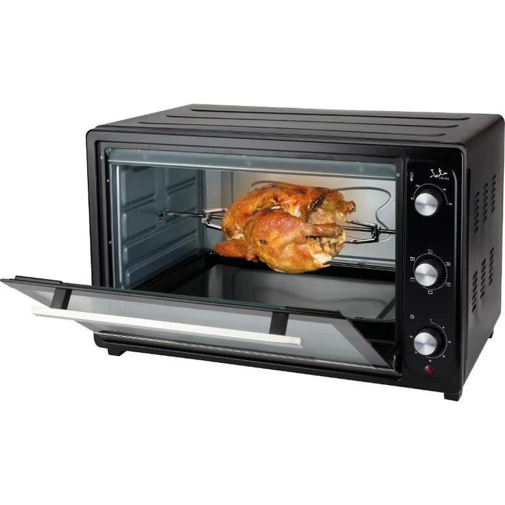 Jata HN966 Minibackofen, Standgerät, Garraum 66 l, Leistung 2200 W, Abmessungen in cm 40 x 64 x 40, schwarz
