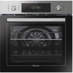 Candy FCT886XWFDE Einbaubackofen, Einbaugerät, Energieeffizienzklasse A, Garraum 70 l, Breite 59,5 cm, silber