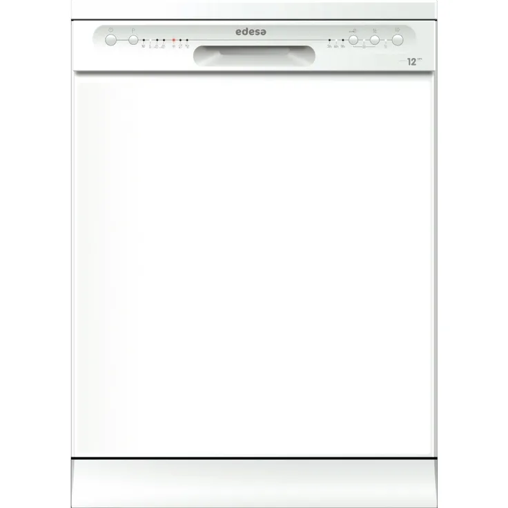 Edesa EDW-6120 WH, Geschirrspüler, E, Geräuschemissionsklasse D, Geräuschemissionen 52 Dezibel