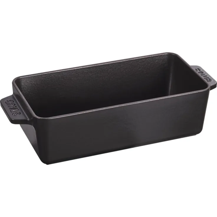 Staub Backform 23 x 11,5 cm , schwarz, Schwarz | Gusseisen (40501-046-0)