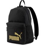 Puma Freizeitrucksack Phase Puma, schwarz, Gold