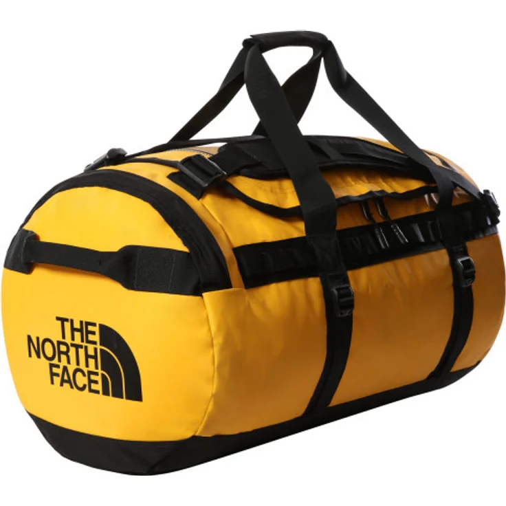 The North Face Reisetasche Rucksack M Base Camp Duffel Summit Gold, schwarz – Bild 1