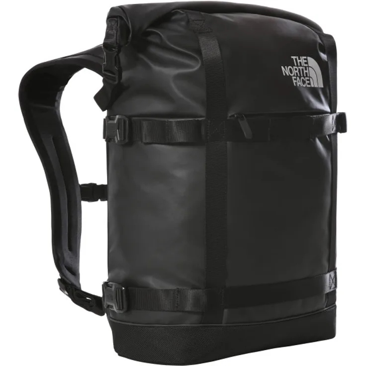 The North Face Rucksack Commuter Pack Roll Top, schwarz
