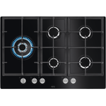 AEG HKB75820NB Gaskochfeld, Einbaugerät, 5 Zonen, Breite 74 cm, schwarz