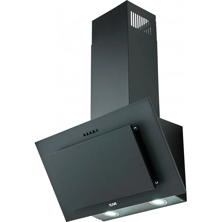 Kütech Siva 1360Y Wandhaube, Wandmontage, Energieeffizienzklasse: B, Leistungsstufen: 3, Breite 60cm, schwarz – Bild 1