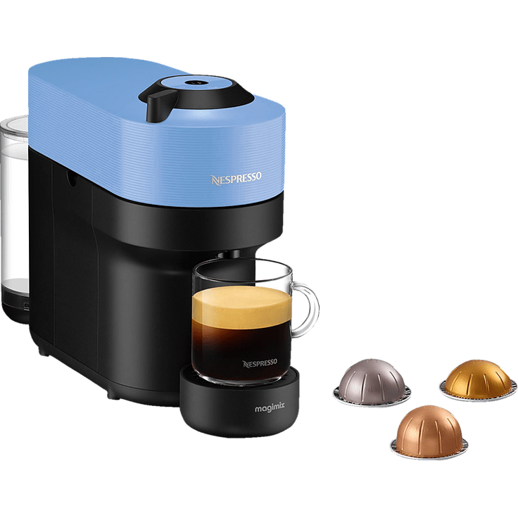 De'Longhi ENV90.A Vertuo Pop Kaffeekapselmaschine Pacific Blue – Bild 1