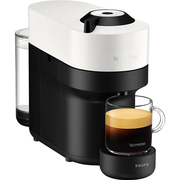Krups XN9201 Nespresso Vertuo Pop Kaffeekapselmaschine Coconut White
