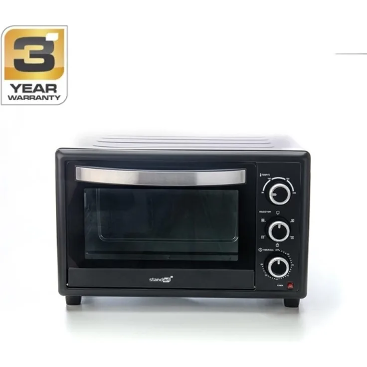 Standart KR-101L-28 (BC) Minibackofen, Standgerät, schwarz