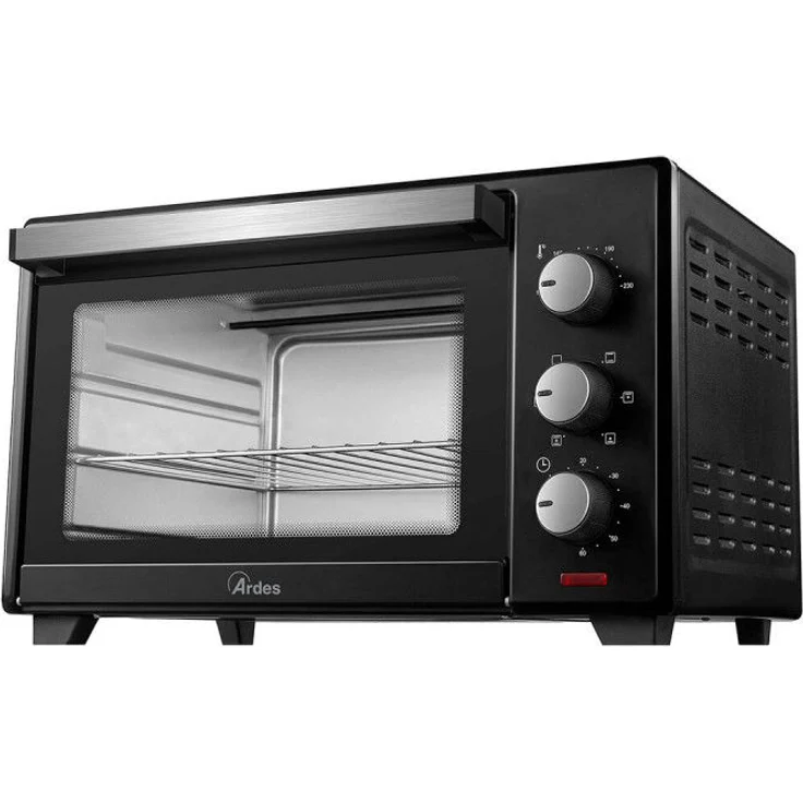 Ardes AR6231B Minibackofen, Standgerät, Garraum 30 l, 1600 W, schwarz