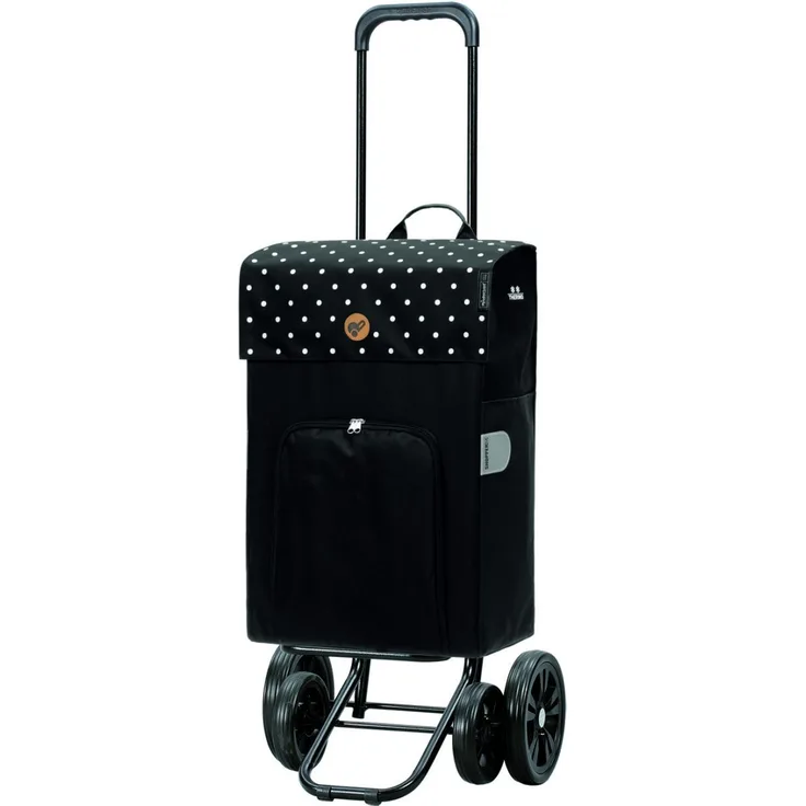 Andersen Einkaufstrolley Quattro Malit, schwarz