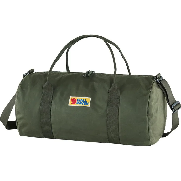 Fjällräven Vardag Duffel, Reisetasche 30l, recyceltes Material, wasserdicht, deep forest