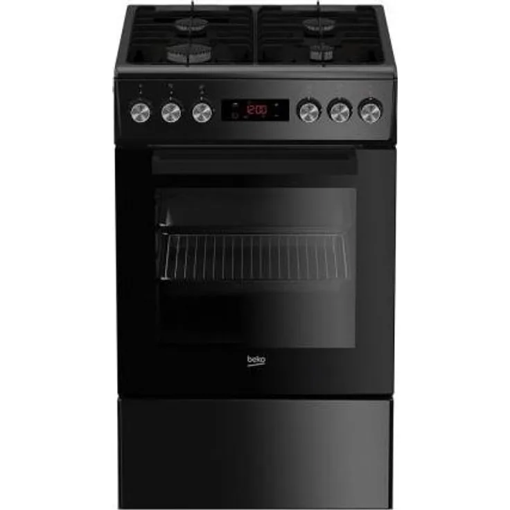 Beko FSE52321DBD Herd, Standgerät, Energieeffizienzklasse A, Garraum 55 l, Schwarz