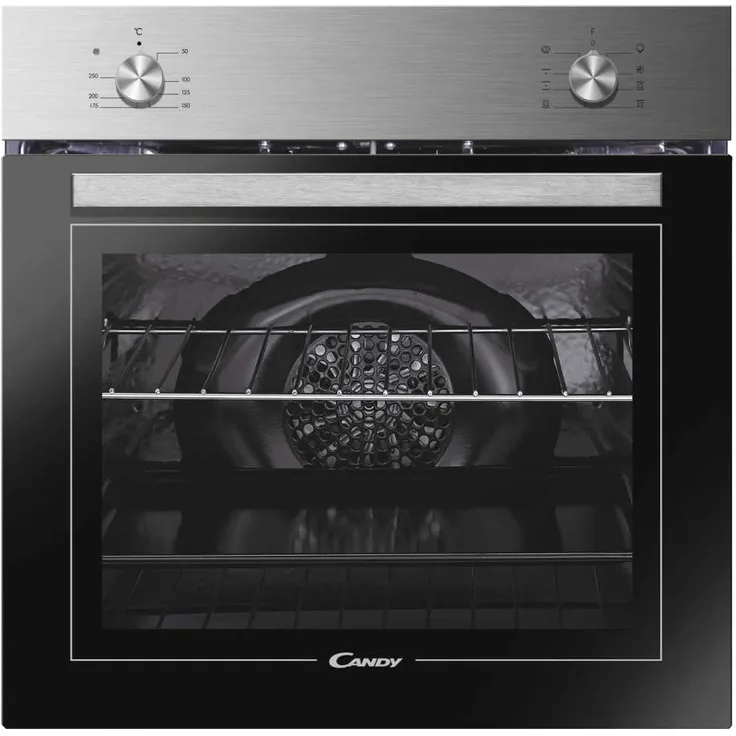 Candy FCT600X/EDE Einbaubackofen, Einbaugerät, Energieeffizienzklasse A, Garraum 65 l