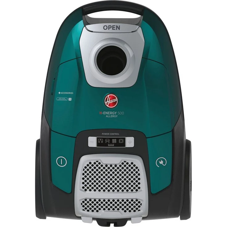 Hoover HE530ALG 011 H-Energy 500 Bodenstaubsauger mit Beutel, 700 Watt, 10 m Aktionsradius, grün – Bild 4