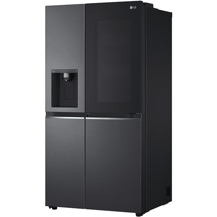 LG GSXV91MCLE GSX Side-by-Side-Kühlschrank, freistehend, matte black, Wasser- und Eiswürfelspender, Wassertank, Breite 91.3 cm, Energieklasse E – Bild 4