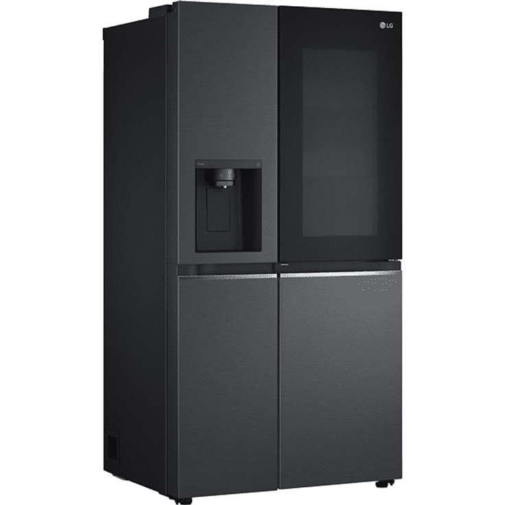 LG GSXV91MCLE GSX Side-by-Side-Kühlschrank, freistehend, matte black, Wasser- und Eiswürfelspender, Wassertank, Breite 91.3 cm, Energieklasse E – Bild 3