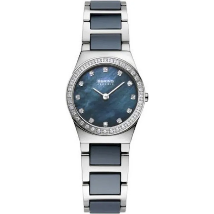 Bering Armbanduhr Damen Ceramic Collection 32426 707, Analoguhr, 26 mm, mehrfarbig