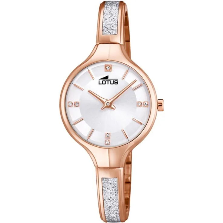 Lotus Armbanduhr Damen 18596 1,Analoguhr, 28 mm, rosa