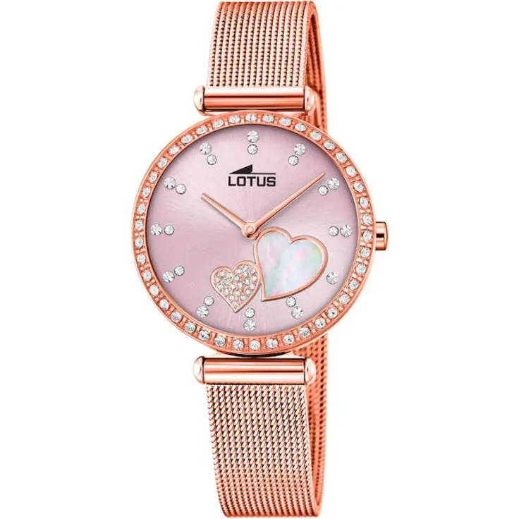 Lotus Armbanduhr Damen 18620 2, Analoguhr, 29 mm, rosa