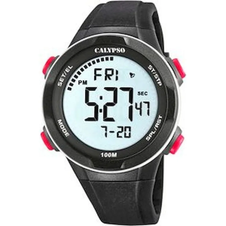 Calypso Armbanduhr Herren K5780 2, Digitaluhr, 46 mm, schwarz