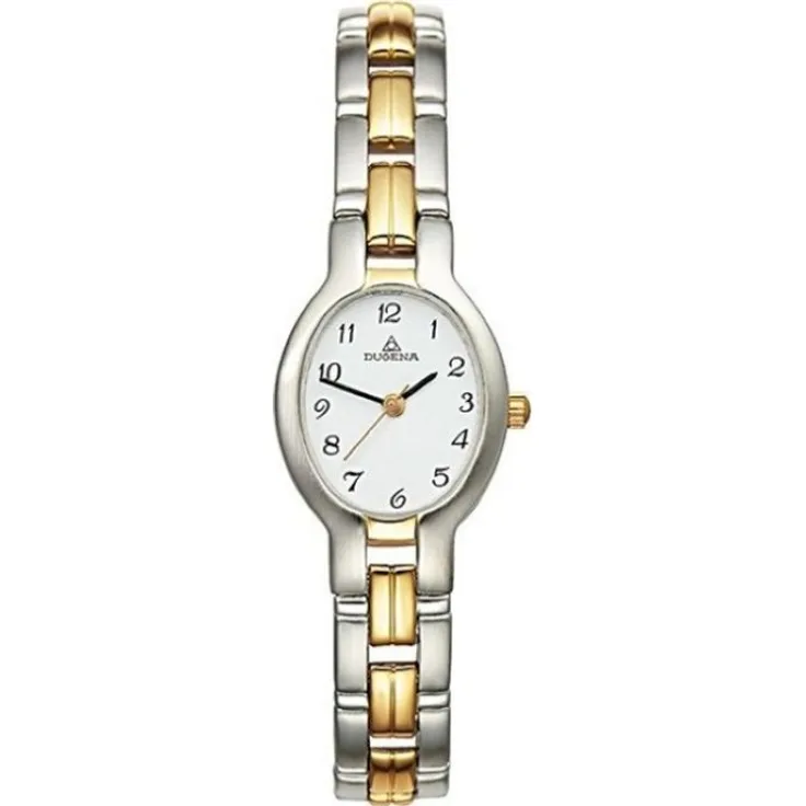 Dugena Armbanduhr Damen Basic 2011 4110323, Quarzuhr, bicolor