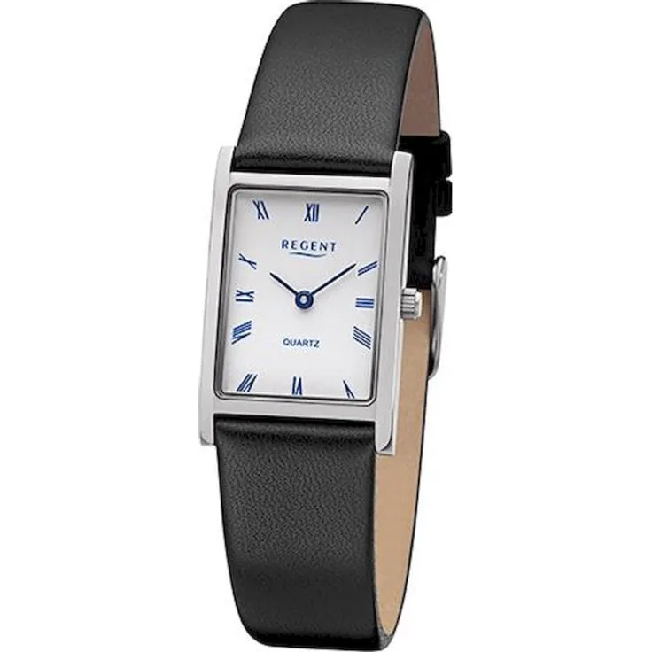 Regent Armbanduhr Damen F 1300, Quarzuhr, schwarz