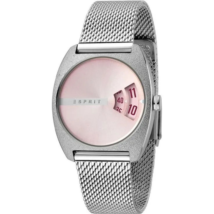 Esprit Armbanduhr Damen DISC ES1L036M0055, Quarzuhr, 32 mm, silber