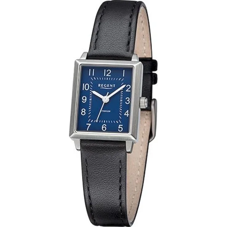 Regent Armbanduhr Damen F 1317, Quarzuhr, schwarz