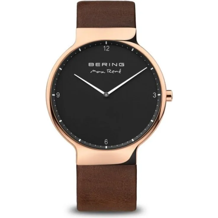 Bering Armbanduhr Damen Quarz Max René 15540 562, Quarzuhr, 31 mm, braun