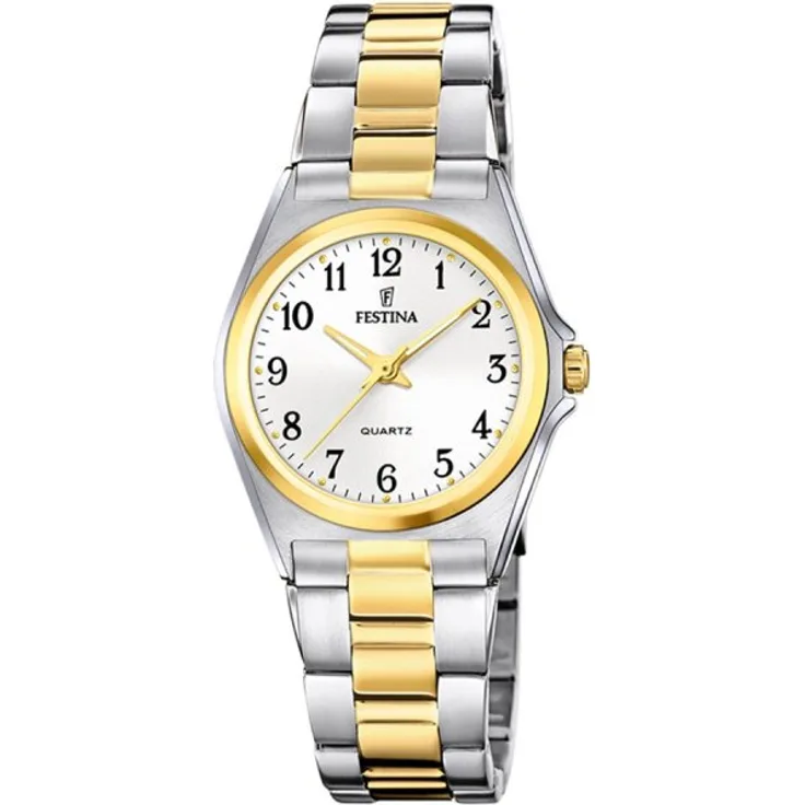 Festina Armbanduhr Damen Quarz Classic F20556 1, Quarzuhr, 24 mm, mehrfarbig
