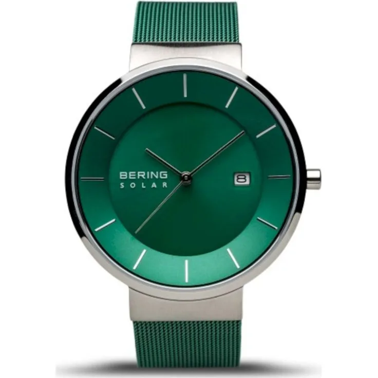 Bering Armbanduhr Herren Chronograph Charity 14639 Charity, Quarzuhr, grün