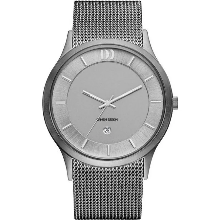 Danish Design Armbanduhr Herren Chronograph IQ64Q1026 3314427, Quarzuhr, 44 mm, grau