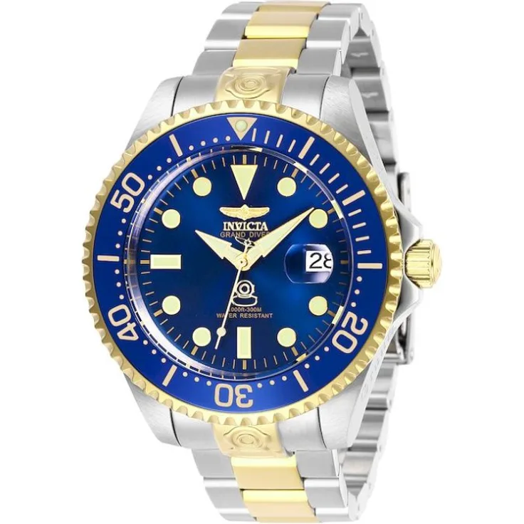 Invicta Armbanduhr Herren Chronograph 27613,Analoguhr, 47 mm, bicolor