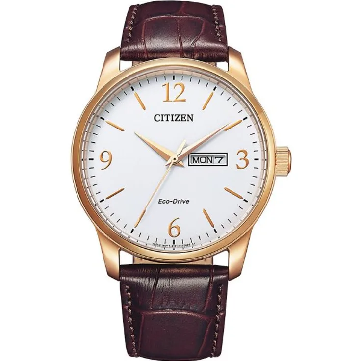 Citizen Herrenuhr Sports Solar BM8553 16AE, Solaruhr, 42 mm, braun