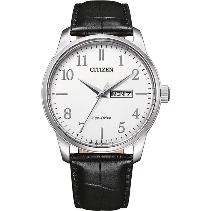 Citizen Herrenuhr Sports Solar BM8550 14AE, Solaruhr, 42 mm, schwarz