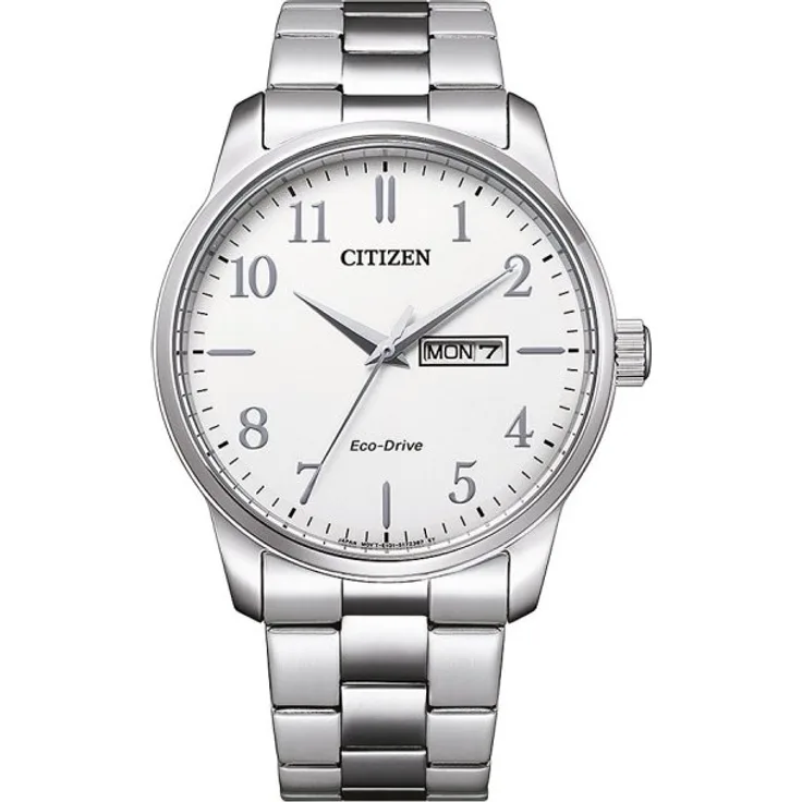 Citizen Herrenuhr Sports Solar BM8550 81AE, Solaruhr, 42 mm, silber
