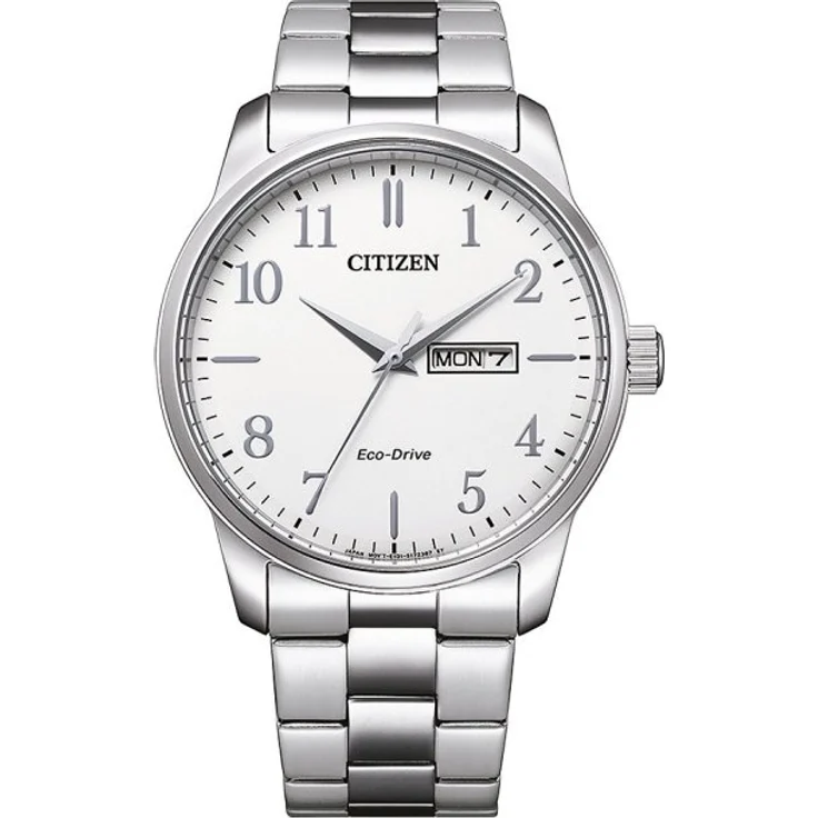 Citizen Herrenuhr Sports Solar BM8550 81AE, Solaruhr, 42 mm, silber – Bild 1