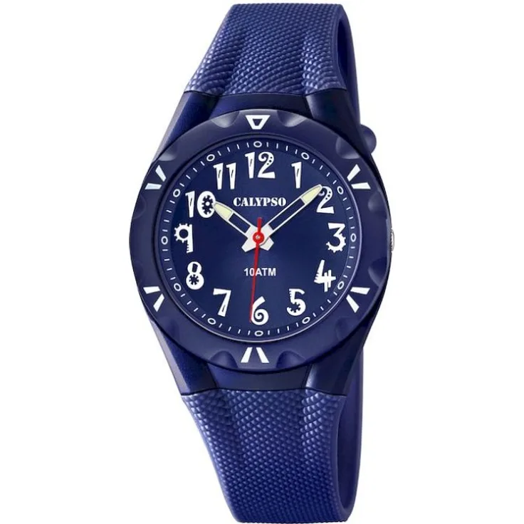 CALYPSO Armbanduhr Damen K6064 3 Trend Trend, Analoguhr, 35 mm, blau