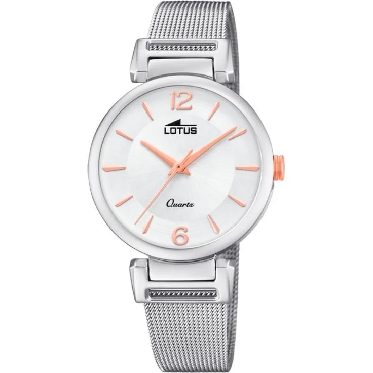 Lotus Armbanduhr Damen 18646 1, Quarzuhr, 32 mm, silber