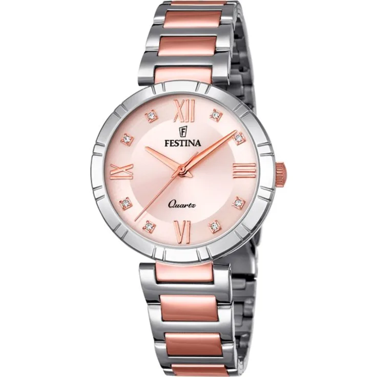 Festina Armbanduhr Damen F16937 E, Quarzuhr, 33 mm, mehrfarbig
