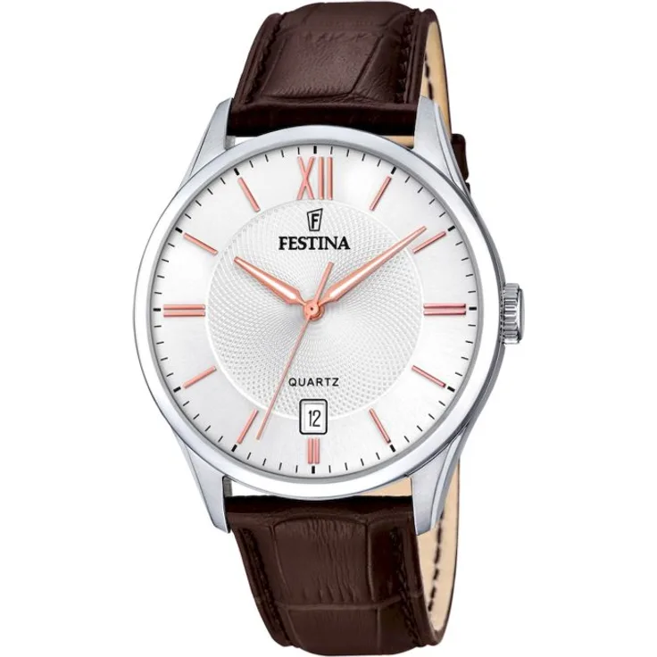 Festina Armbanduhr Herren Chronograph F20426 4,Analoguhr, 43 mm, braun