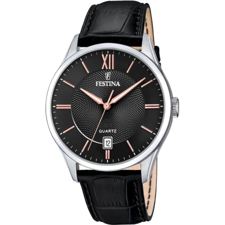 Festina Armbanduhr Herren Chronograph F20426 6,Analoguhr, 43 mm, schwarz