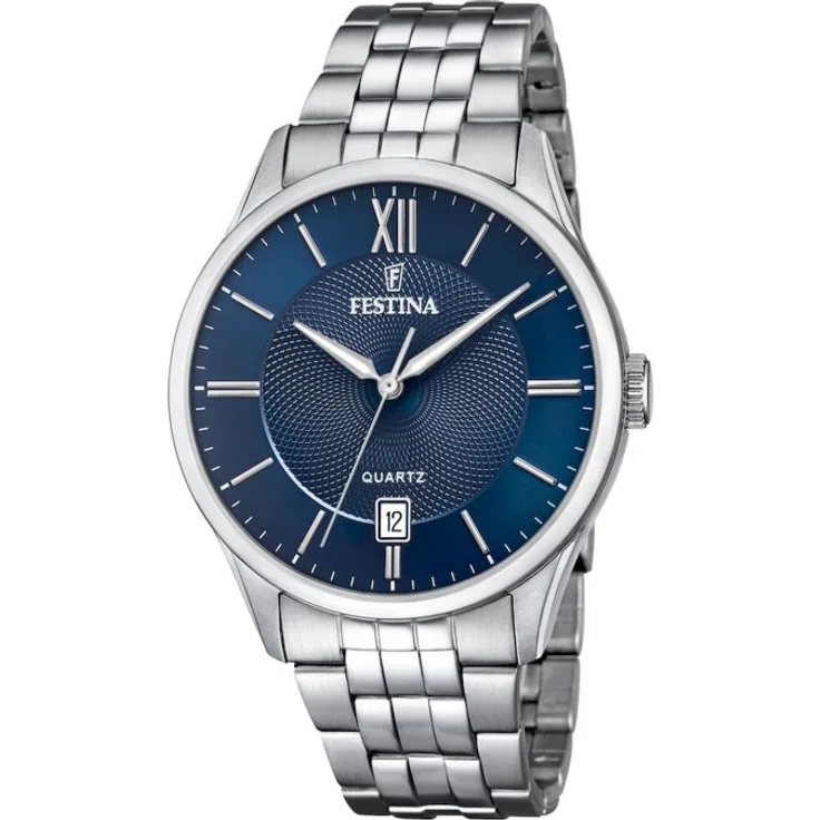 Festina Armbanduhr Herren Chronograph F20425 2,Analoguhr, 43 mm, silber