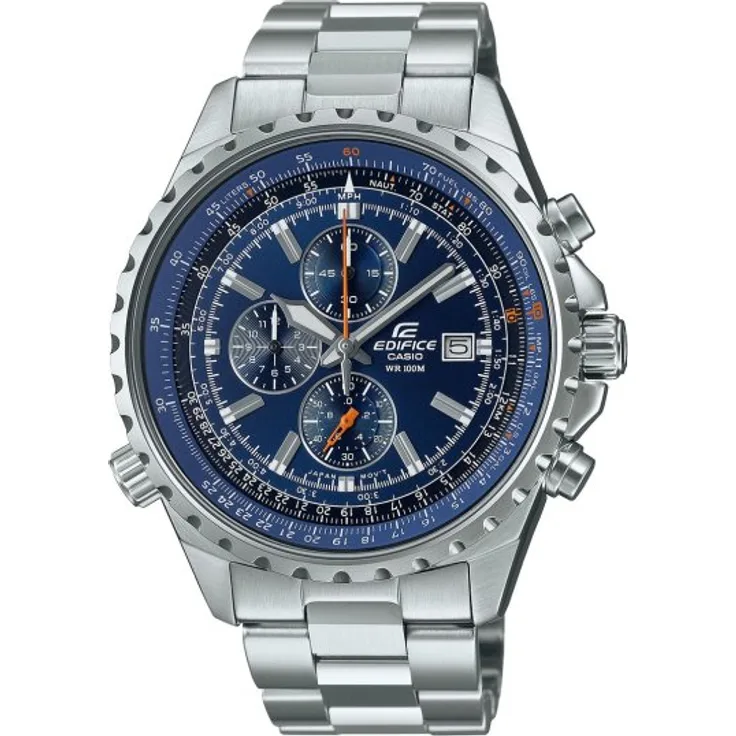 Casio Armbanduhr Herren Edifice EF 527D 2AVUEF, Quarzuhr, silber