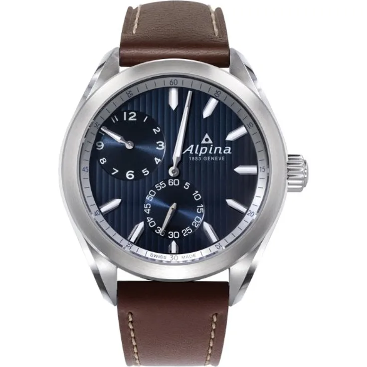 Alpina Armbanduhr Herren Automatik Alpiner Regulator AL 650NNS5E6, Automatikuhr, 45 mm, braun