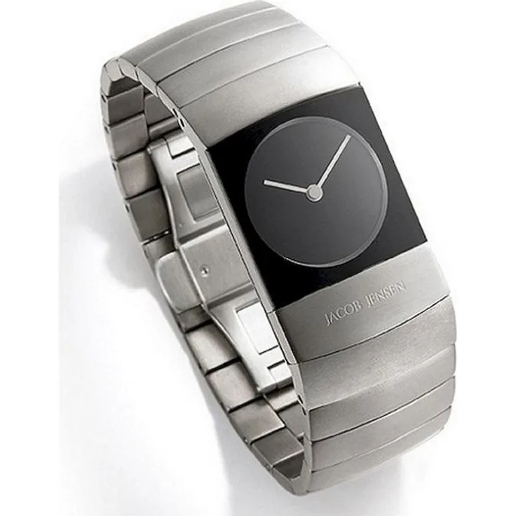 Jacob Jensen Armbanduhr Damen ARC 580, Quarzuhr, silber