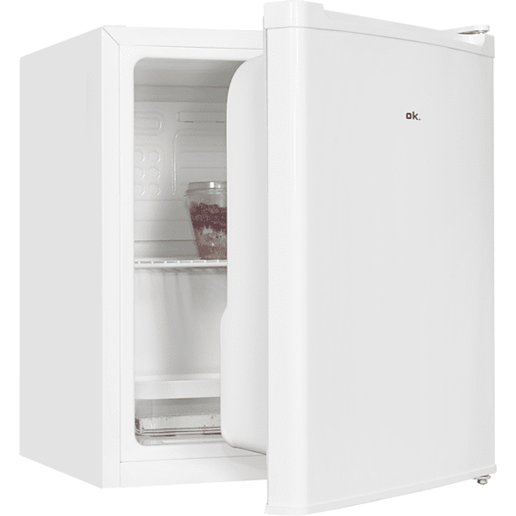 OK. OFR 011 E Minikühlschrank, freistehend, weiß, Breite 44 cm, Energieklasse E – Bild 3
